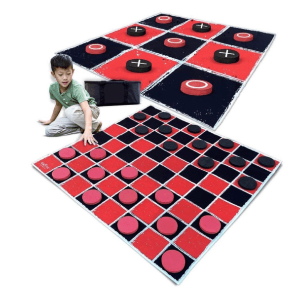 Checkers/tic-tac-toe game